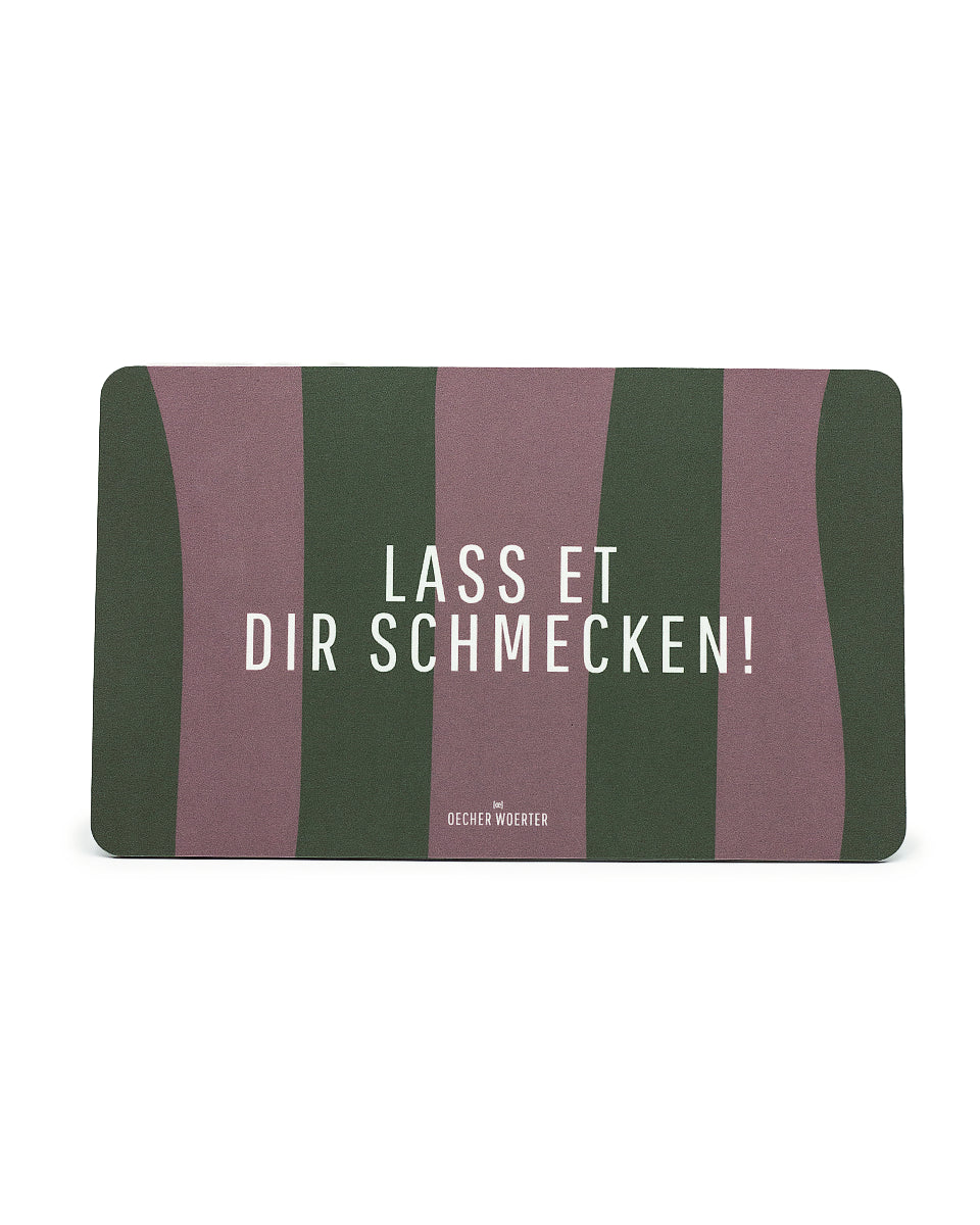 LASS ET DIR SCHMECKEN Brettchen