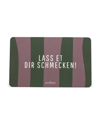 LASS ET DIR SCHMECKEN Brettchen