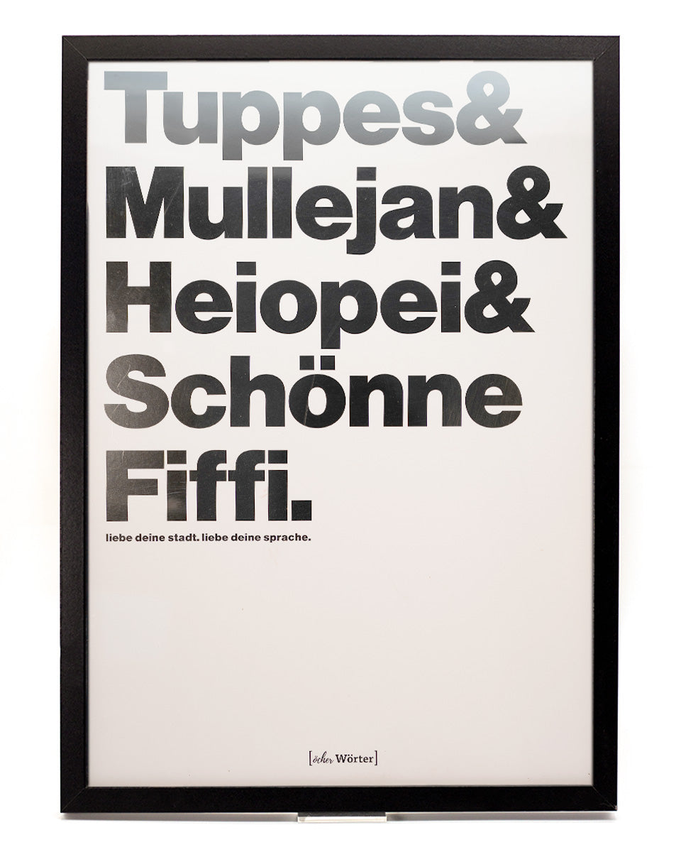 Öcher Wörter Poster