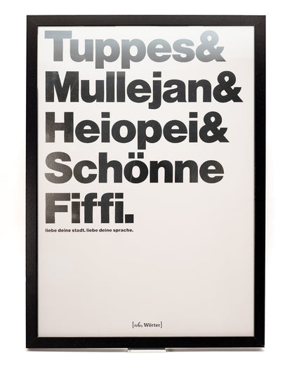 Öcher Wörter Poster